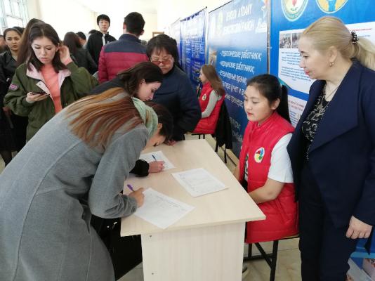 В Костанае прошла областная ярмарка вакансий  КН                                