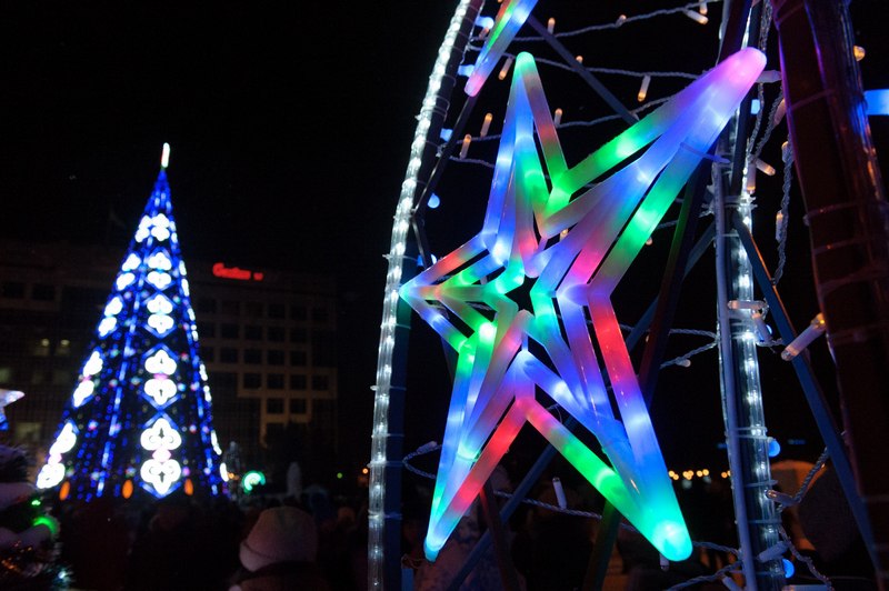 Какая праздничная программа запланирована в новогоднюю ночь в Костанае