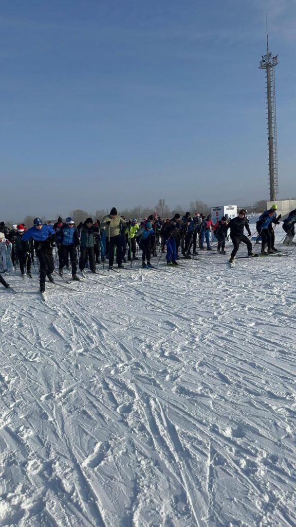 В Костанае прошёл массовый лыжный забег в поддержку олимпийцев