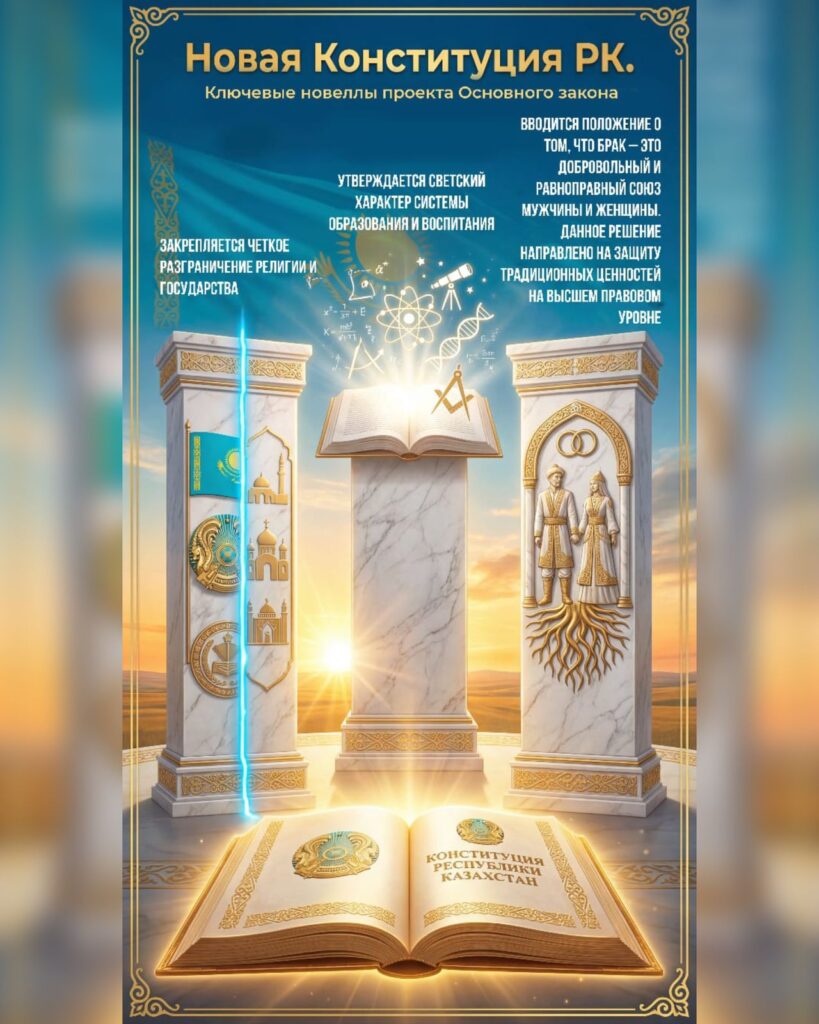 Ключевые новеллы проекта Основного закона РК