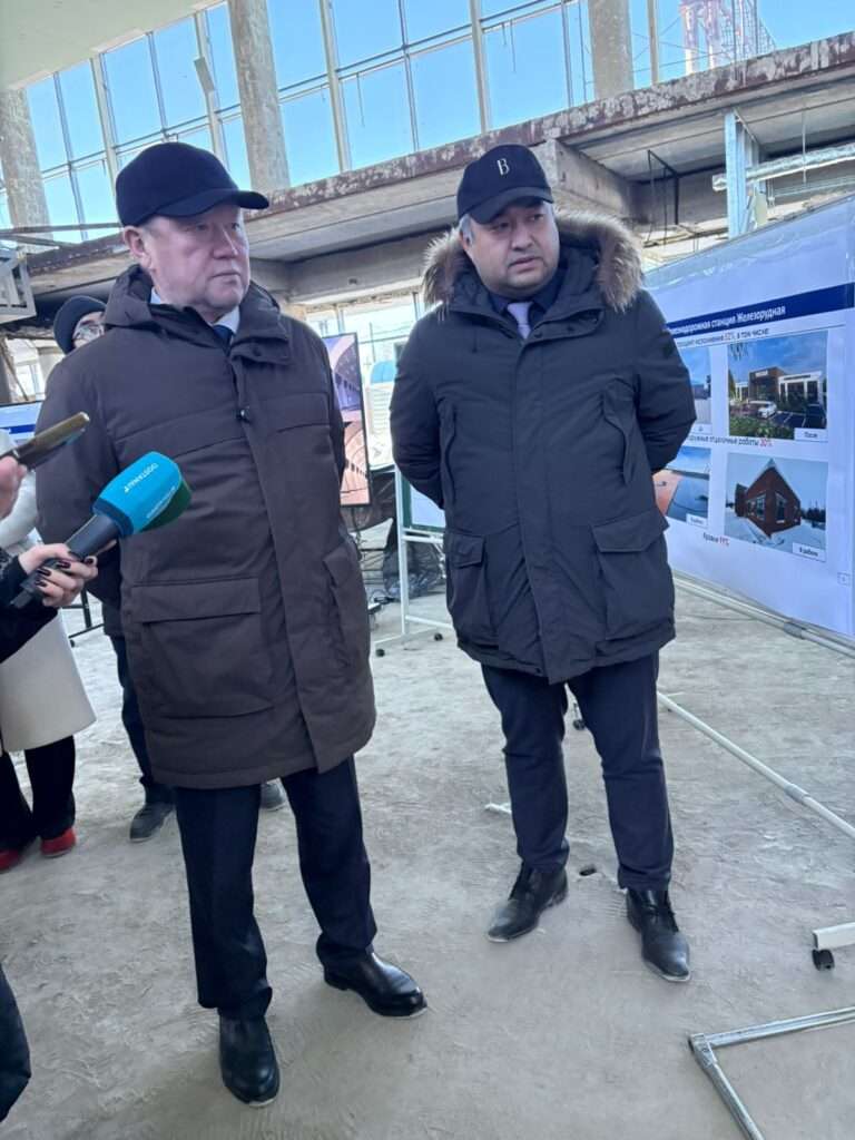 В сентябре завершат все строительные работы на ЖД вокзале в Костанае