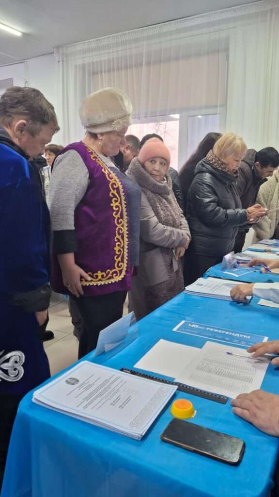 В Костанайской области отмечают высокую явку на референдуме