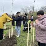 Экологическая акция по посадке деревьев объединяет предприятия компании Solidcore Resources и жителей сел Костанайской области