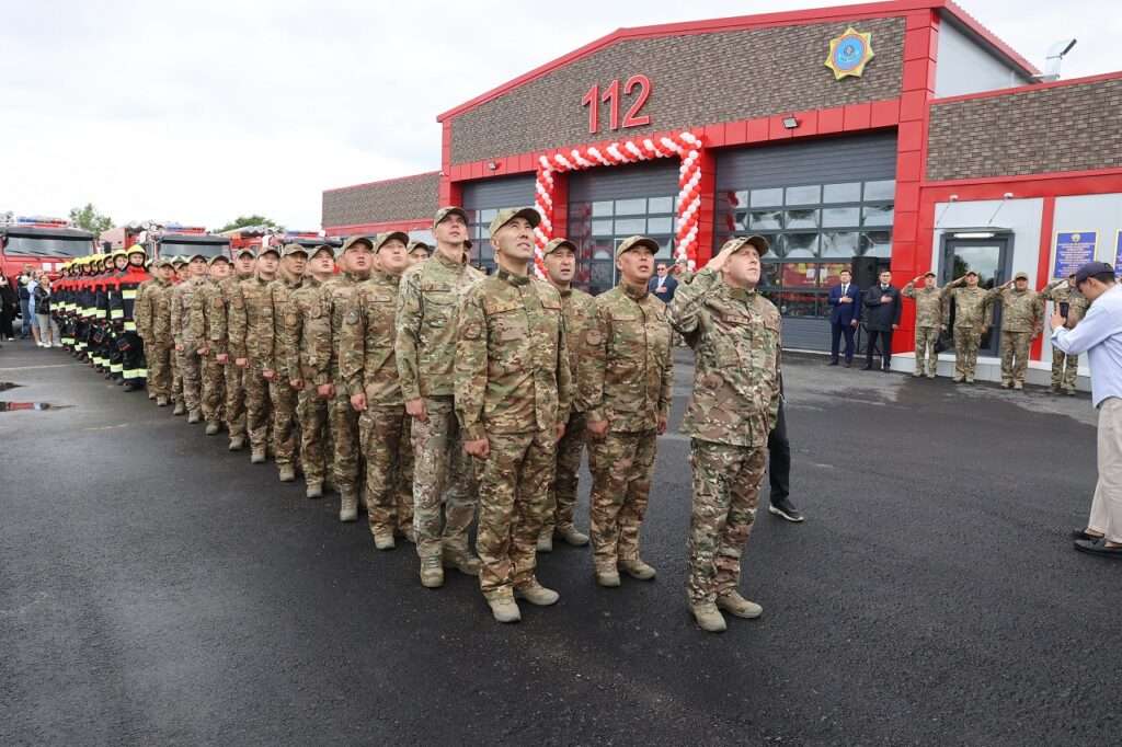 Новую пожарную часть №28 торжественно открыли в городе Тобыл